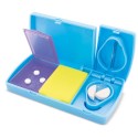 Pastillero de Viaje Compacto Multicolor Organizador Práctico y Seguro