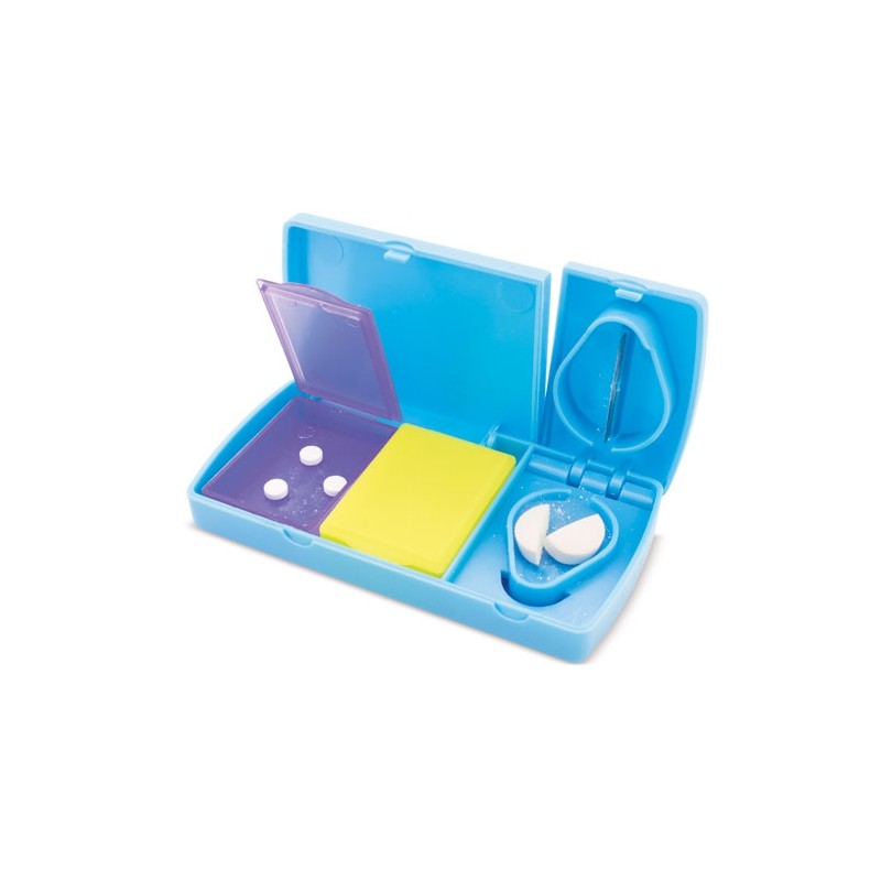 Pastillero de Viaje Compacto Multicolor Organizador Práctico y Seguro