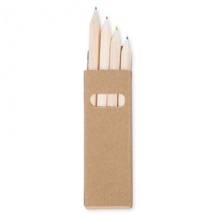 Set de lápices de madera de colores surtidos para detalles de invitados