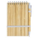 Bloc Bambu Con Boligrafo Nature - Bloc Bambu Con Boligrafo Nature