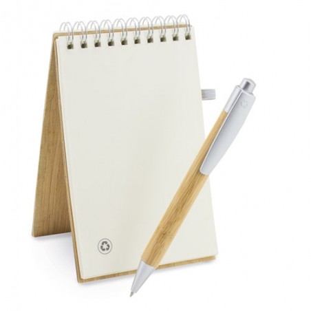 Regalos Elegantes para Invitados Bloc de Notas con Bolígrafo