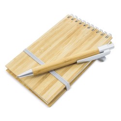Bloc Bambu Con Boligrafo Nature
