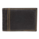 Cartera Porta Tarjetas de Polipiel Negra Diseño Elegante y Práctico