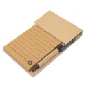 Libreta marcador con boligrafo de sobremesa ecolife