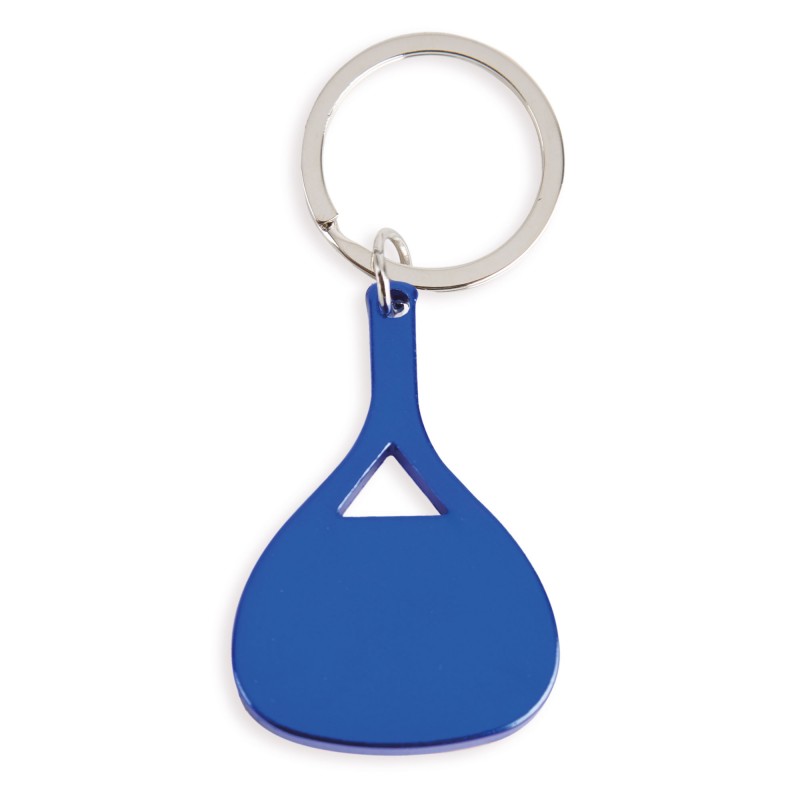 Llavero de Aluminio con Forma de Pala de Pádel Ligero y Original
