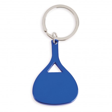 Llavero de Aluminio con Forma de Pala de Pádel Ligero y Original