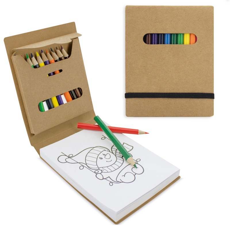 Libreta De Colorear Con Cajita 12 Colores Pintura Libreta De Colorear Con Cajita 12 Colores Pintura