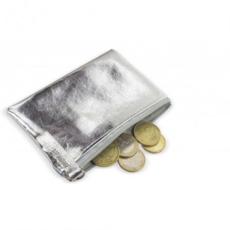 Detalles Invitados Originales Monedero plata