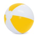 Balón de playa blanco amarillo