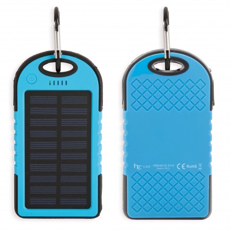 Power Bank Solar 4000 mAh Carga tus dispositivos en cualquier lugar