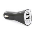 Cargador De Coche Doble Usb Blanco - Cargador De Coche Doble Usb Blanco