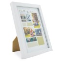 Portafotos blanco de madera para fotos 13x18cm