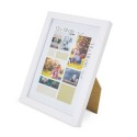 Portafotos blanco de madera para fotos 13x18cm