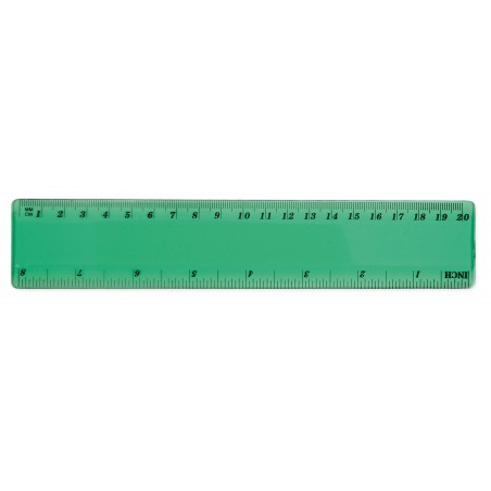 Regla Flexible 20 Cm Verde