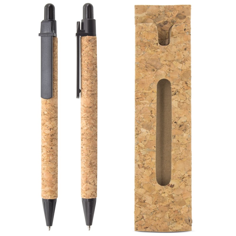 Boligrafo Con Funda Corcho Natural Boligrafo Con Funda Corcho Natural