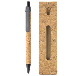 Boligrafo Con Funda Corcho Natural