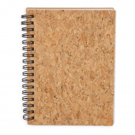 Libreta Con Anillas Corcho Natural