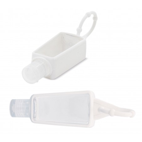 Bote de Gel Hidroalcohólico con Funda de Silicona Rellenable