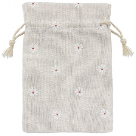 Bolsa de algodon flores