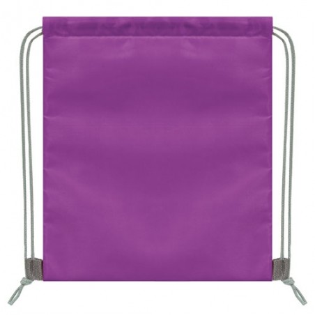 Mochila Saco Morada de Poliéster Práctica y Colorida