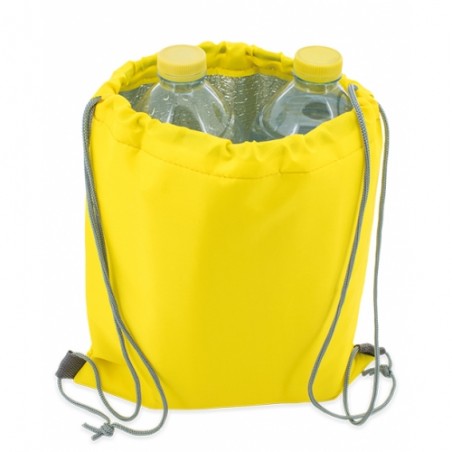 Bolsa Nevera Azul con Cuerdas Detalle Práctico para Eventos y Celebraciones