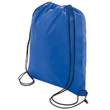 Mochila tipo saco azul en poliéster 210D: Detalle práctico y moderno para  tus eventos especiales