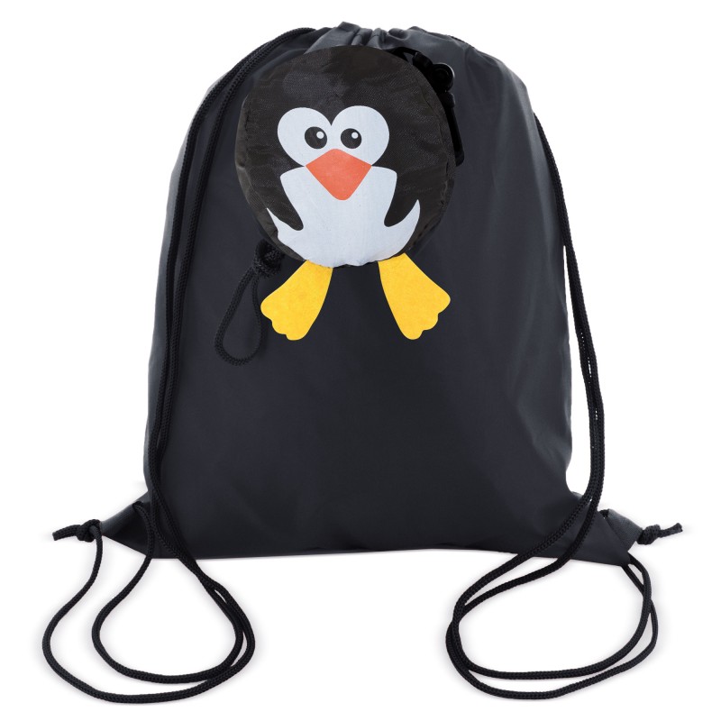 Mochila plegable pingüino