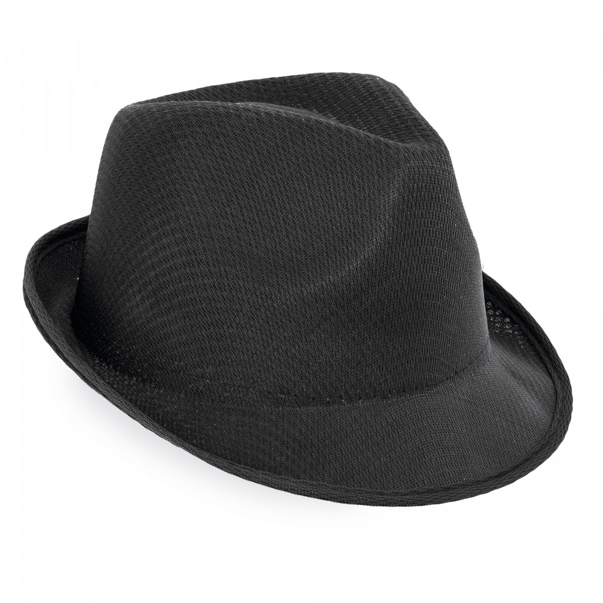 Sombrero negro elegante para invitados con estilo