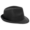 Sombrero negro elegante para invitados con estilo
