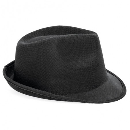 Sombrero negro elegante para invitados con estilo