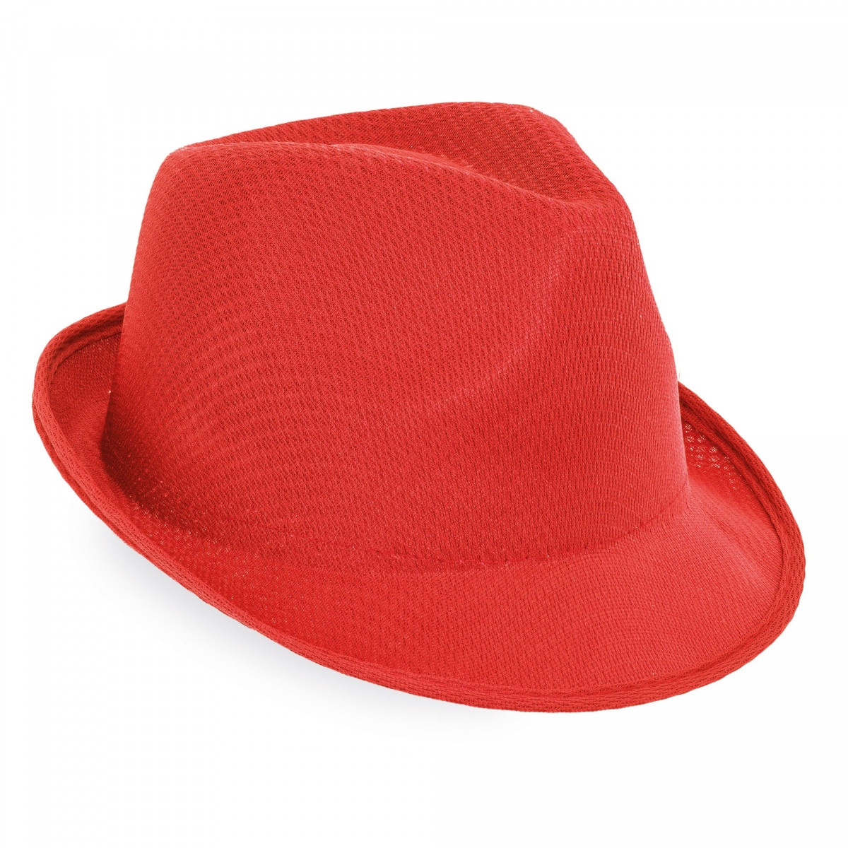 Un sombrero rojo con estilo propio para eventos que se salen del molde