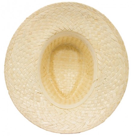 Sombrero paja claro cinta interior