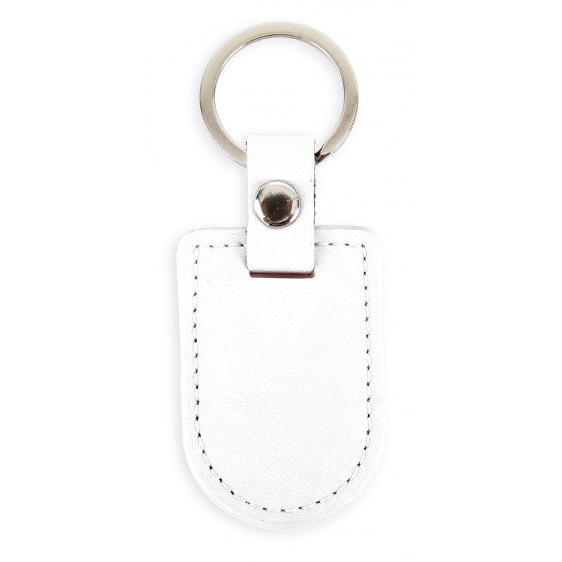 Llavero Original De Polipiel Blanco Llavero Original De Polipiel Blanco