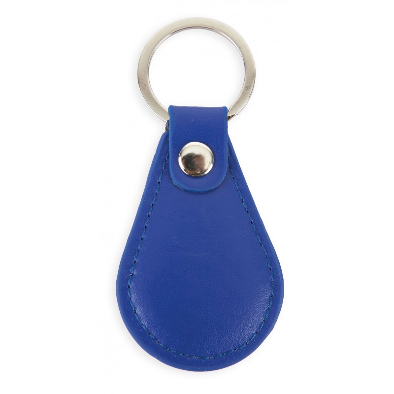 Llavero De Polipiel Azul Llavero De Polipiel Azul