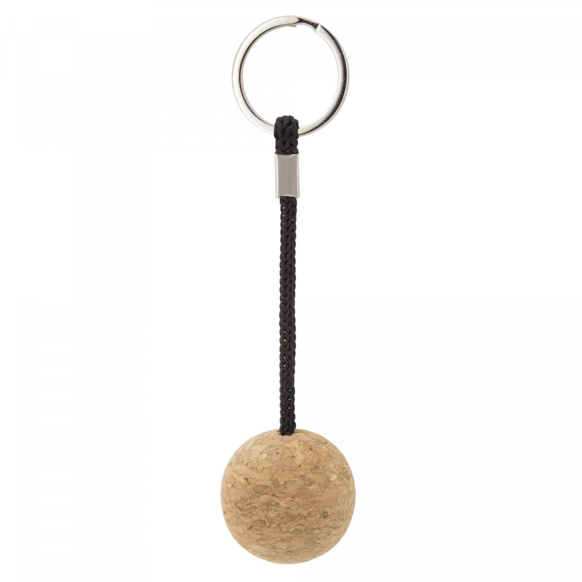 Llavero corcho con bola tridimensional
