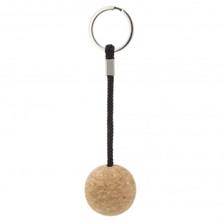 Llavero Corcho Con Bola Tridimensional