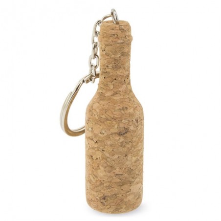 Llavero corcho botella tridimensional