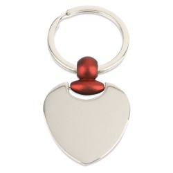 Llavero Metálico con Forma de Corazón