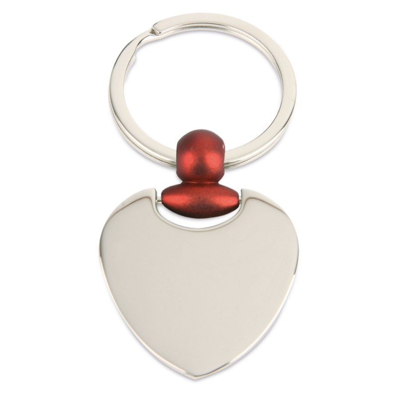 Llavero Metálico Con Forma De Corazón Llavero Metálico Con Forma De Corazón