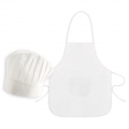 Set Delantal Y Gorro Infant Bl Nw Bl