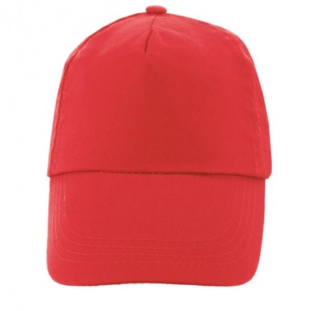 Gorra roja con cierre de velcro para hombre: cómoda, sencilla y lista para todo
