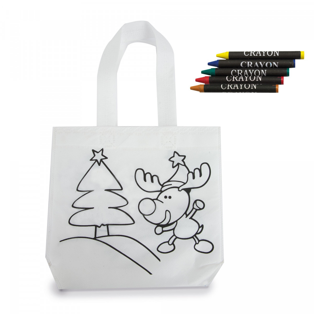 Bolsa para pintar de navidad