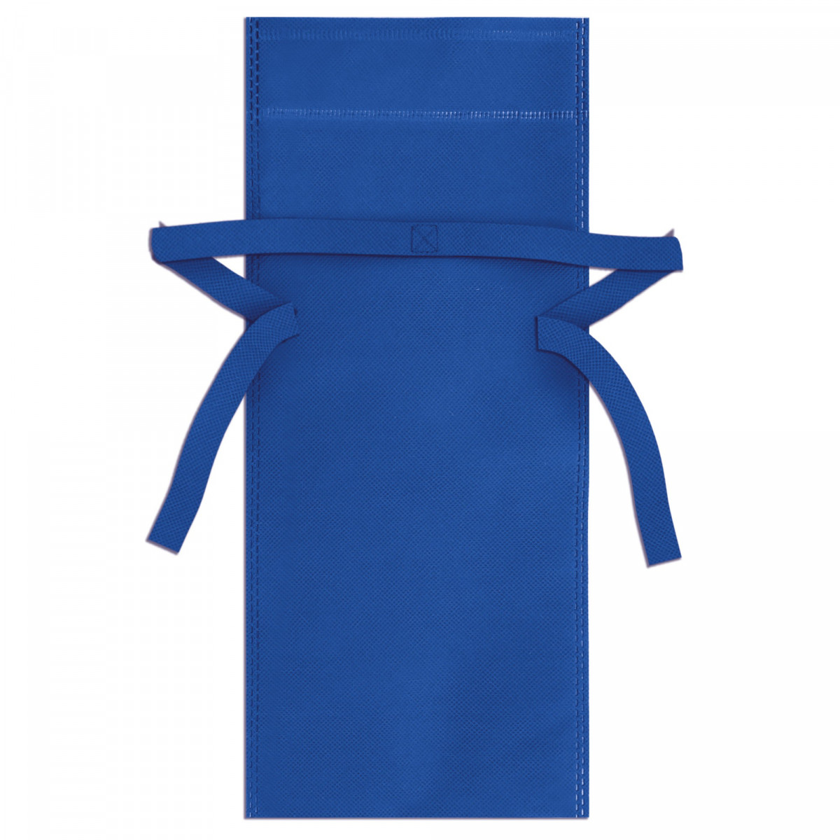 Bolsa azul con cintas para cerrar de 15x35 cm: versátil reutilizable y con formato alargado