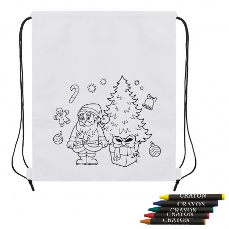 Mochila Infantil Con Ceras Nwchristmas