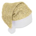 Gorro navideño dorado