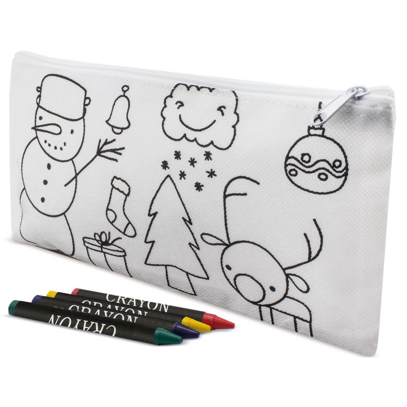Estuche Para Colorear De Navidad Estuche Para Colorear De Navidad
