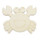 Figuras de Madera Infantiles para Pintar - Set Piezas Madera Happy(4 Pcs)
