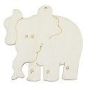 Figuras de Madera Infantiles para Pintar - Set Piezas Madera Happy(4 Pcs)