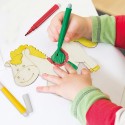 Figuras de Madera Infantiles para Pintar - Set Piezas Madera Happy(4 Pcs)