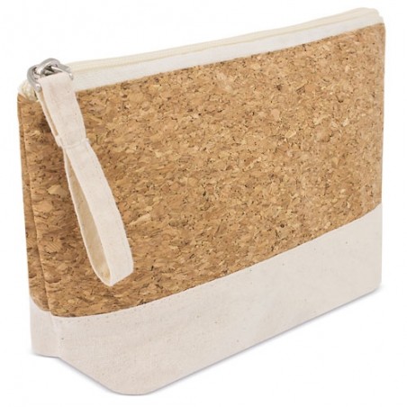 Neceser de algodón canvas y corcho: funcionalidad natural con estilo